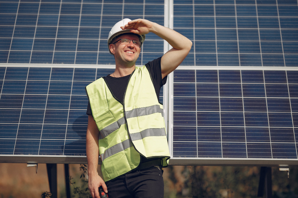 Instalación solar moderna